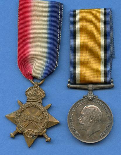 1914-15 Star & British War Medal To Cpl  Alexander Potter, Fife & Forfar Yeomanry