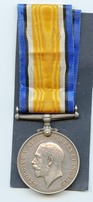 British War Medal 1914-18 To Pte Owen Williams Hunter, 12th (Ayr and Lanark Yeomanry) Battalion, RSF