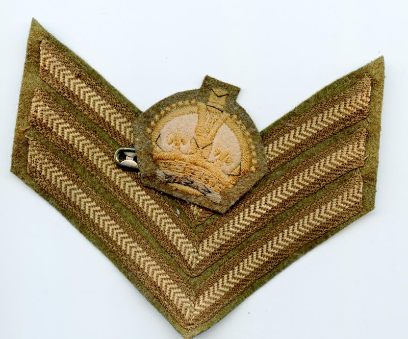 WW1 Cloth Sfaff/ Colour Sgts Rank Stripes