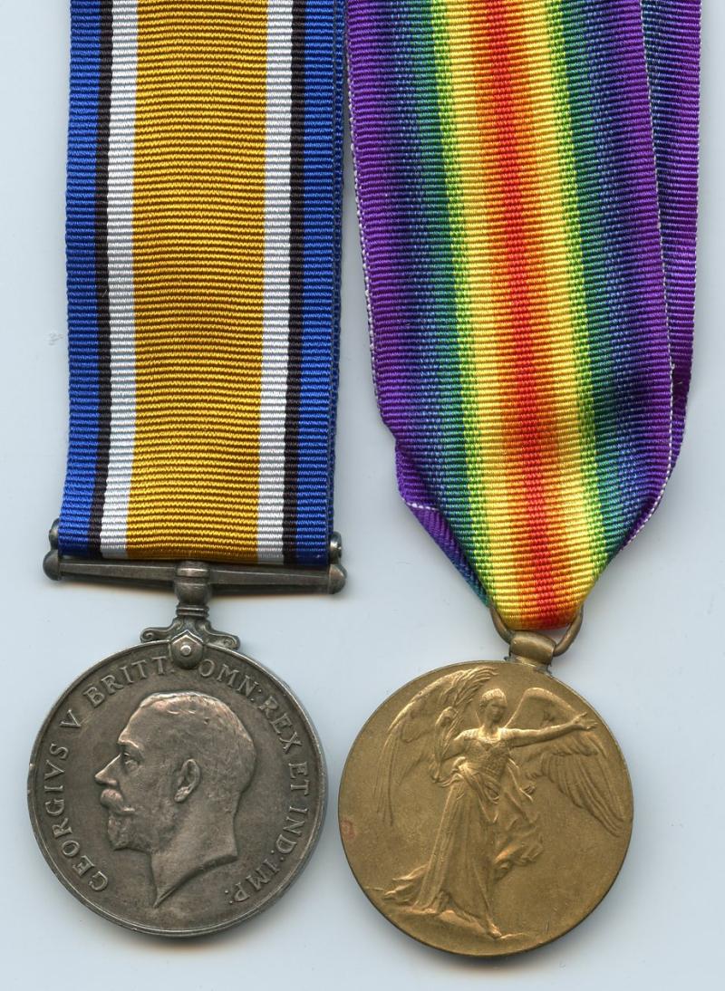 WW1 British War & Victory Medals Pair to Driver John Cook , Royal Engineers