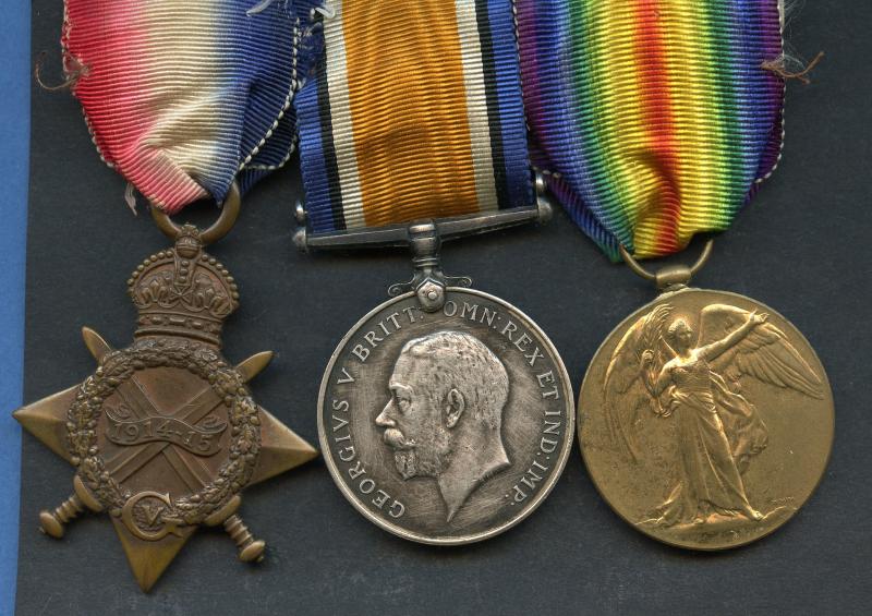 1914-15 Trio World War One Medals To Sapper George S Lodge, Royal Engineers