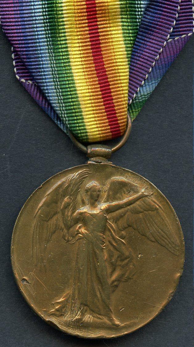 Victory Medal 1914-1919 To Pte William John Andrew, Royal Scots Fusiliers