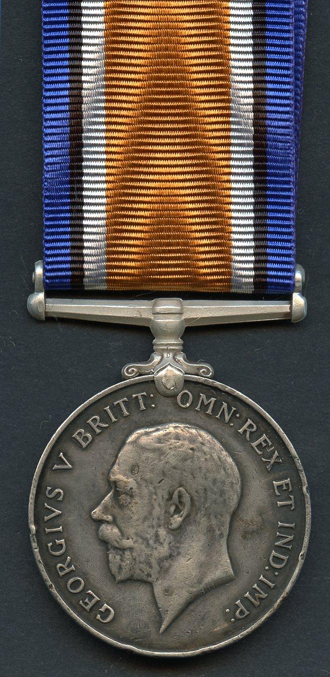 British War Medal 1914-18. To Pte James Wallace, 6th Battalion Royal Scots Fusiliers