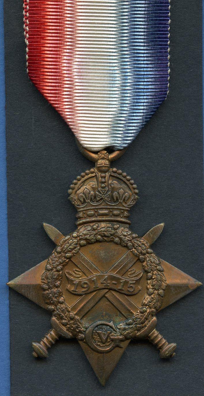 1914-15 Star To Pte William L. Barr, Royal Scots Fusiliers