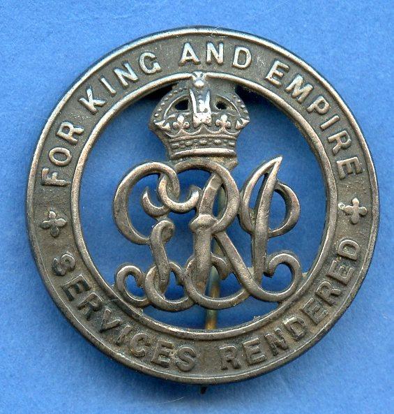 Silver War Badge Awarded to Pte Frank Mortimer, Gloucestershire Regiment