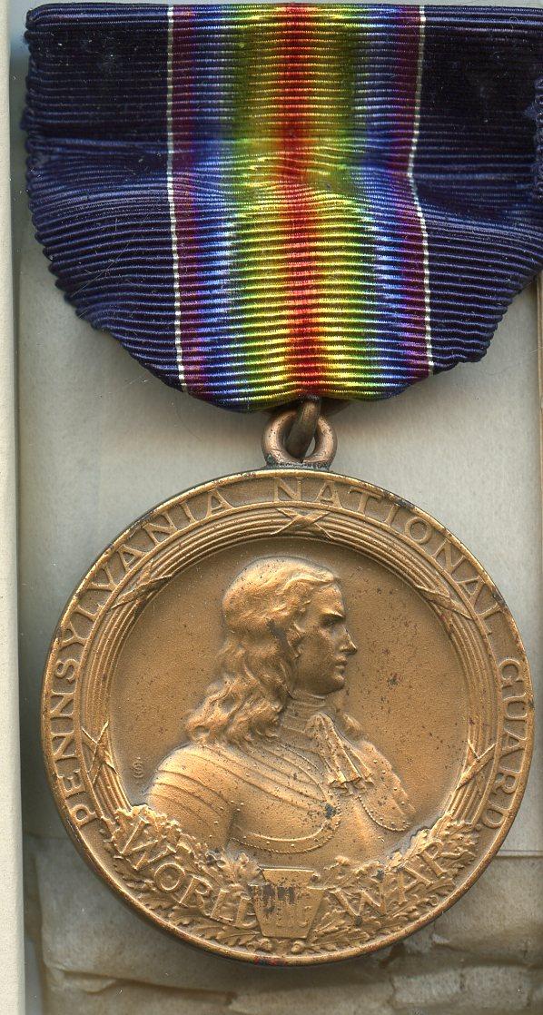 U.S.A  Pennsylvania National Guard WWI Victory Medal