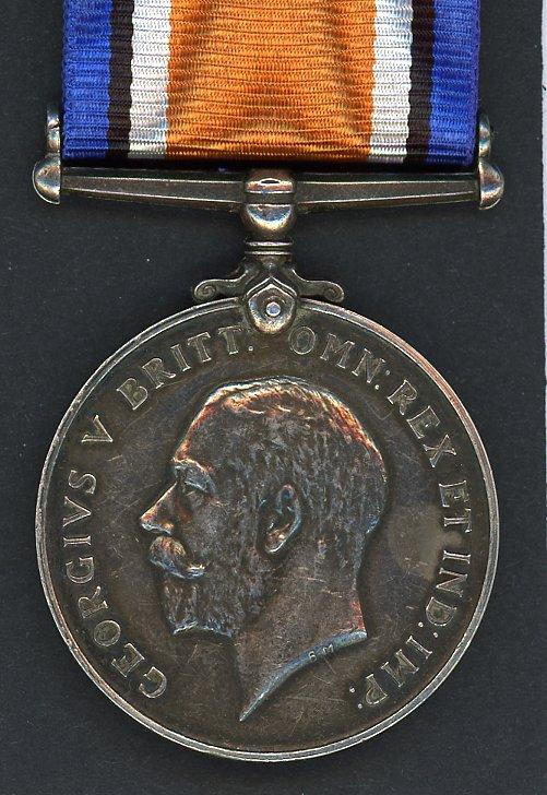 British War Medal 1914-18 To  Pte George Smith, 6/7th Battalion Royal Scots Fusiliers. ( Reported Wounded on Last Day of War 11/11/1918)