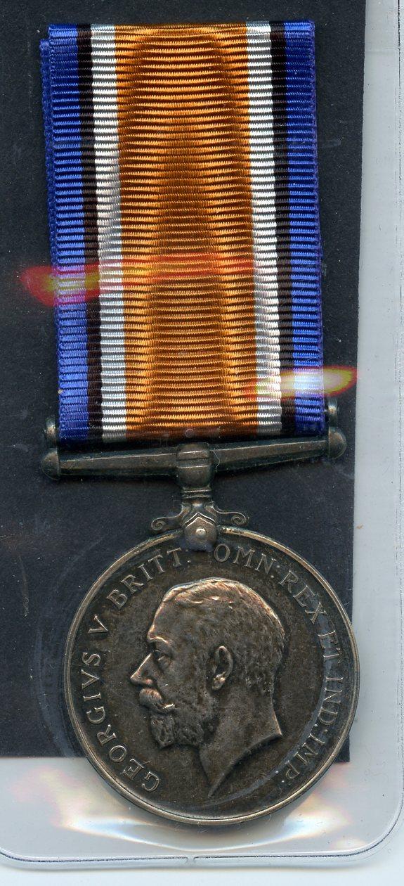 British War Medal 1914-18 To  Pte John D. McIntosh, 11th Battalion Royal Scots Fusiliers