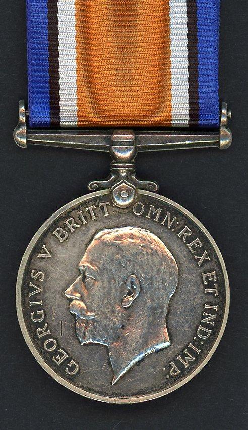 British War Medal 1914-18 To Pte Gilbert McCreath, 11th  Battalion Royal Scots Fusiliers