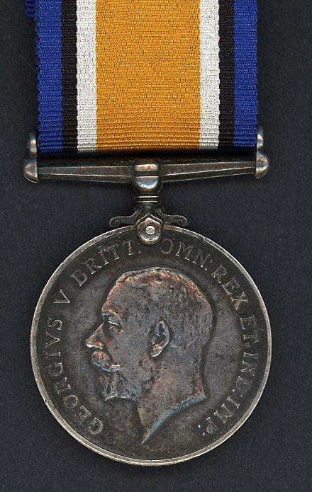 British War Medal 1914-18 To  Pte Frank Collins 8th Battalion Royal Scots Fusiliers