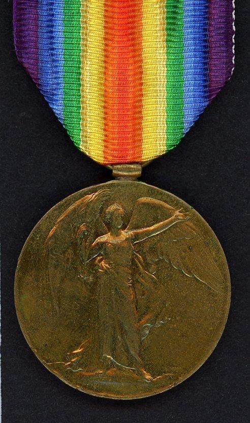Victory Medal 1914-1919 To Pte  Donald Lawrie, Royal Scots Fusiliers