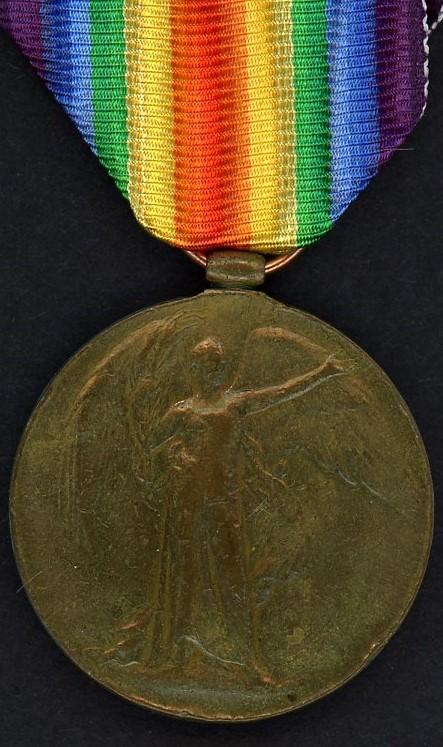 Victory Medal 1914-1919 To Pte Pte John McQuaid, Royal Scots Fusiliers