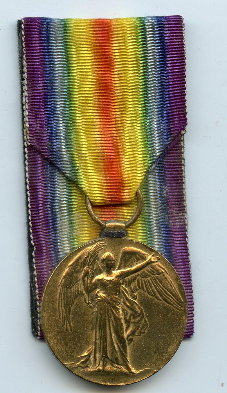 Victory Medal 1914-1919 To Pte Jarvis Jones, South Wales Borderers