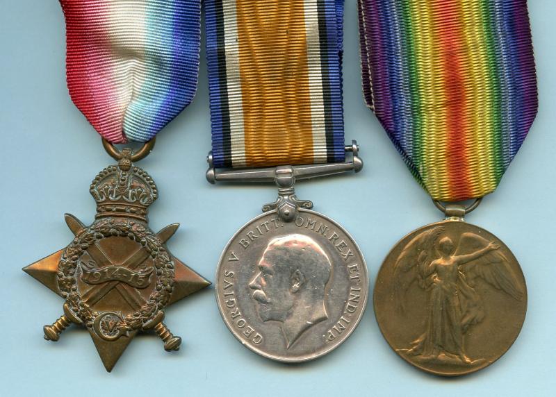 1914-15 Trio World War One Medals To Engineman Arthur Skinner, Royal Naval Reserve