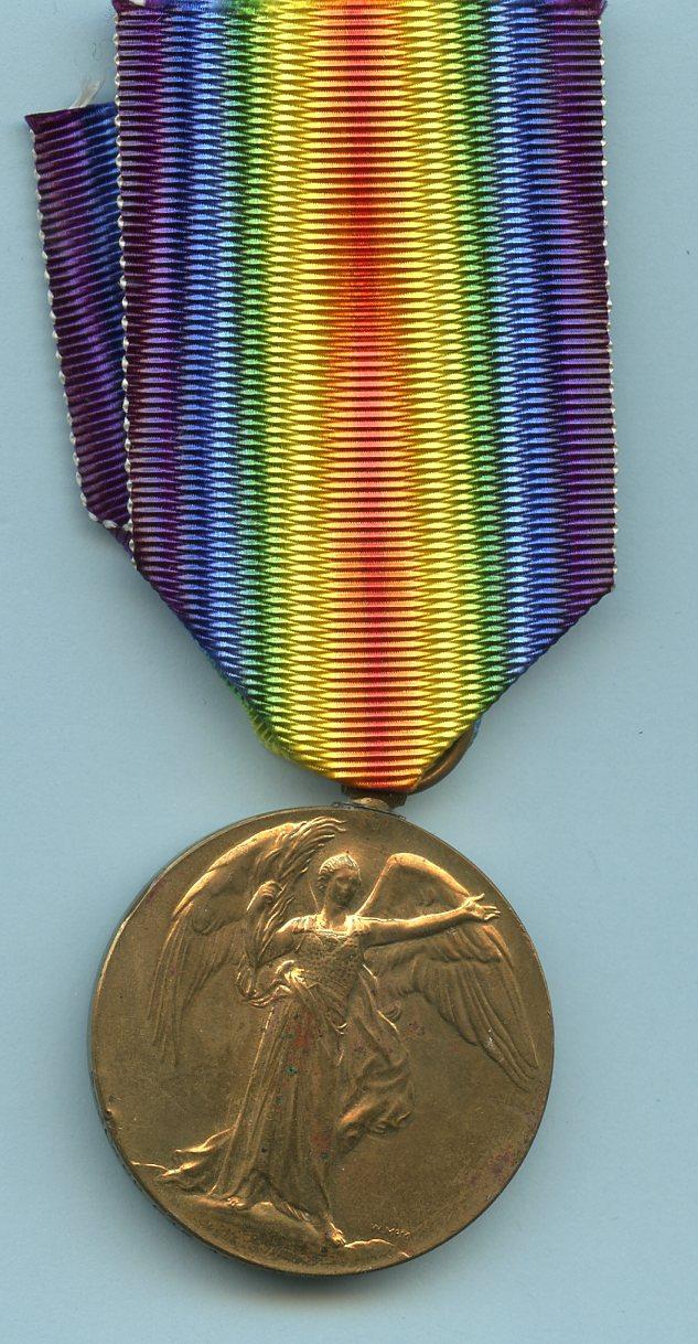 Victory Medal 1914-1919 To Pte Arthur Henry German Liverpool Regiment & Royal Air Force