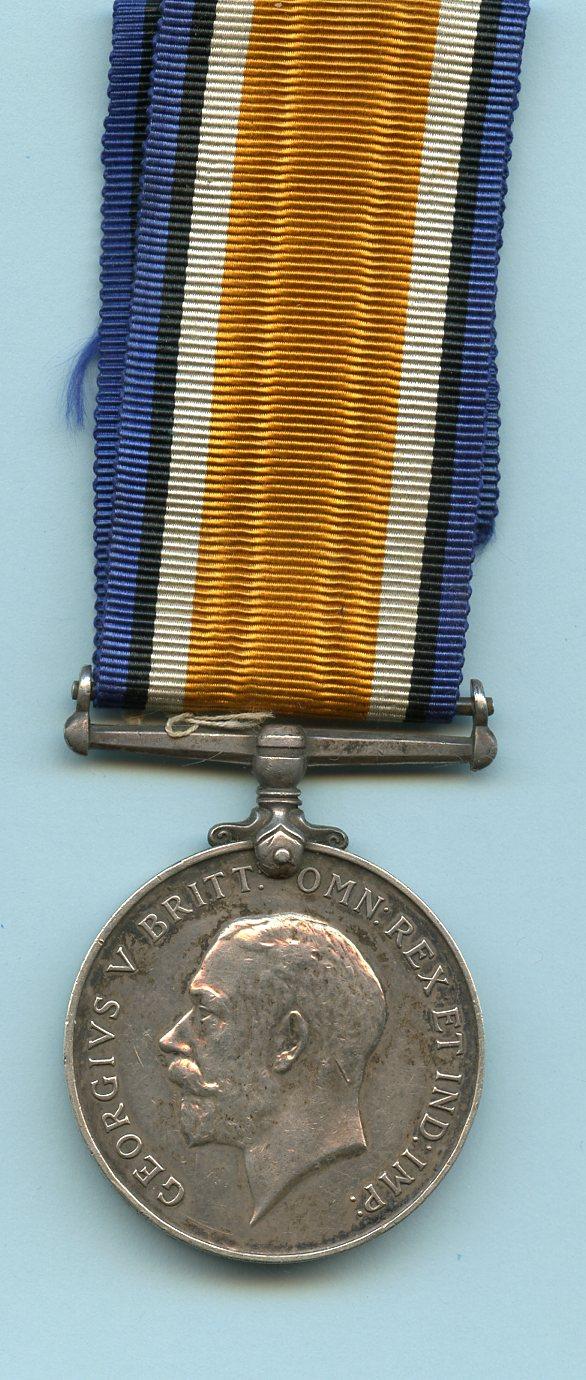 British War Medal 1914-18 To Pte  Henry Toner , Army Service Corps