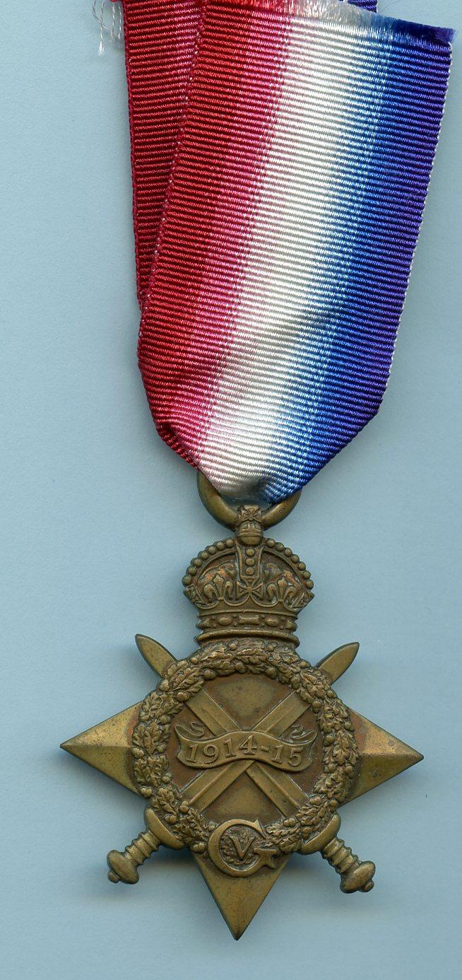 1914-15 Star To Pte James Gileaney, Liverpool Regiment