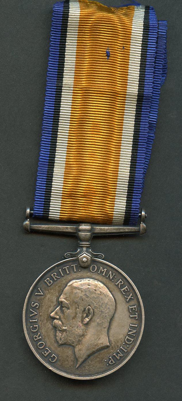 British War Medal 1914-18 To Pte William Gray, Army Service Corps