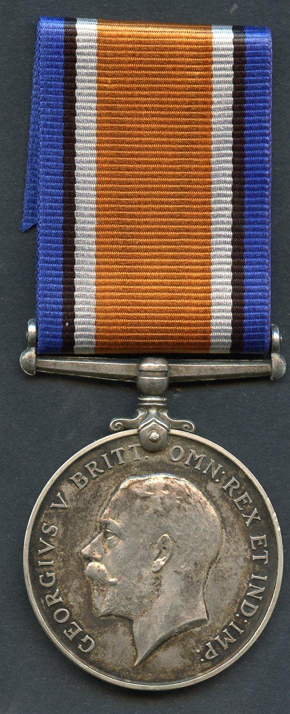 British War Medal 1914-18 To Pte Alexander McLeay, Argyll and Sutherland Highlanders