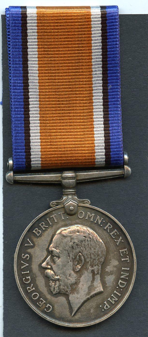 British War Medal 1914-18 To Pte Alexander McLeay, Army Service Corps