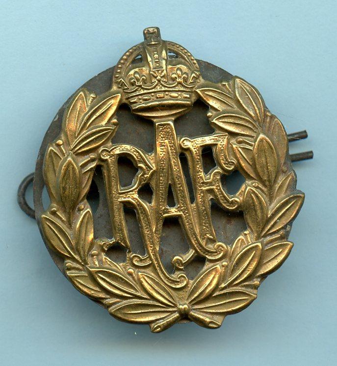 WW1 Royal Air Force Cap Badge