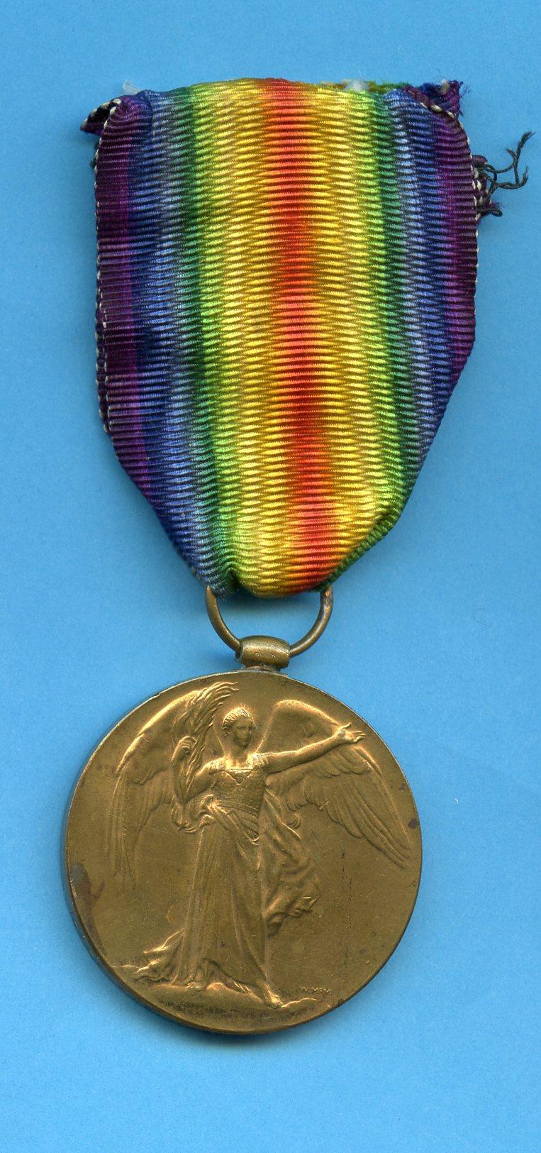 Victory Medal 1914-19 To Pte Herbert A White, Royal Fusiliers & Royal Engineers