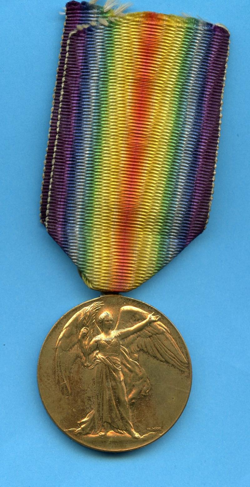 Victory Medal 1914-1919 To 2nd Airman Averell Thomas Jackson, Royal Air Force