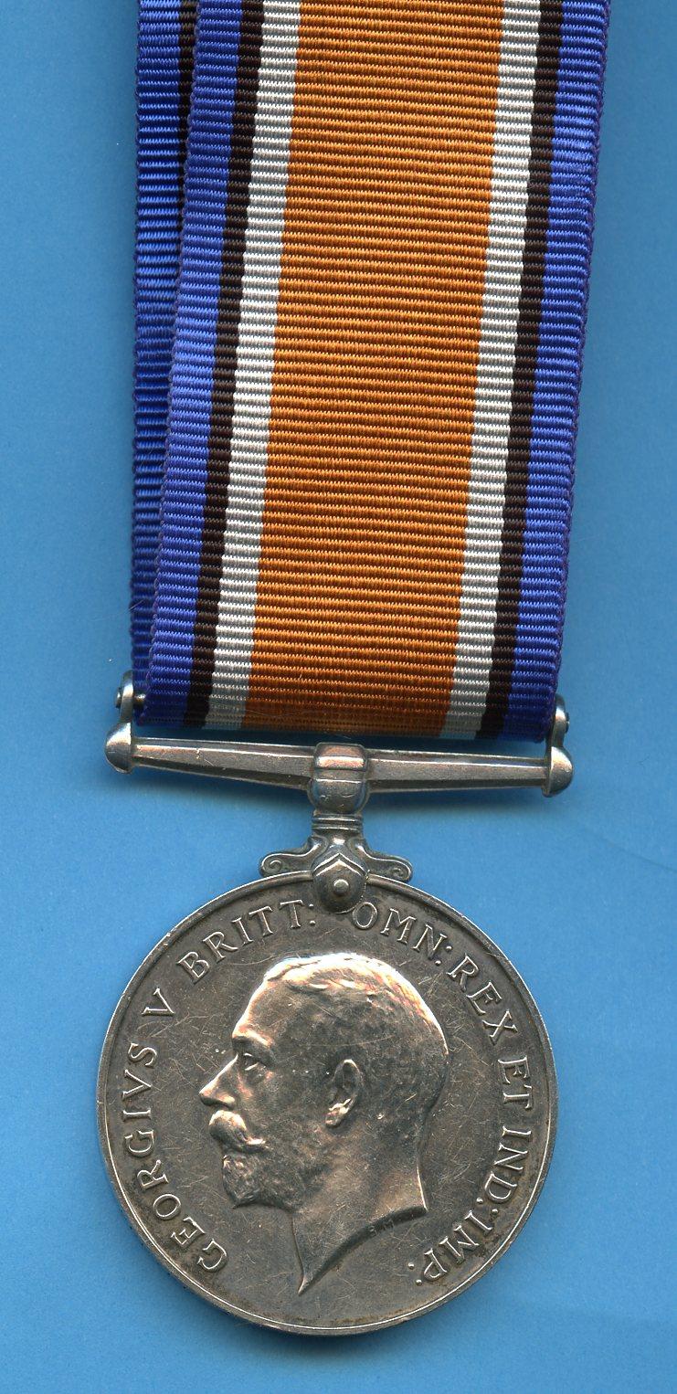 British War Medal 1914-18 To Acting Farr/Sergeant William Ide, Royal Artillery