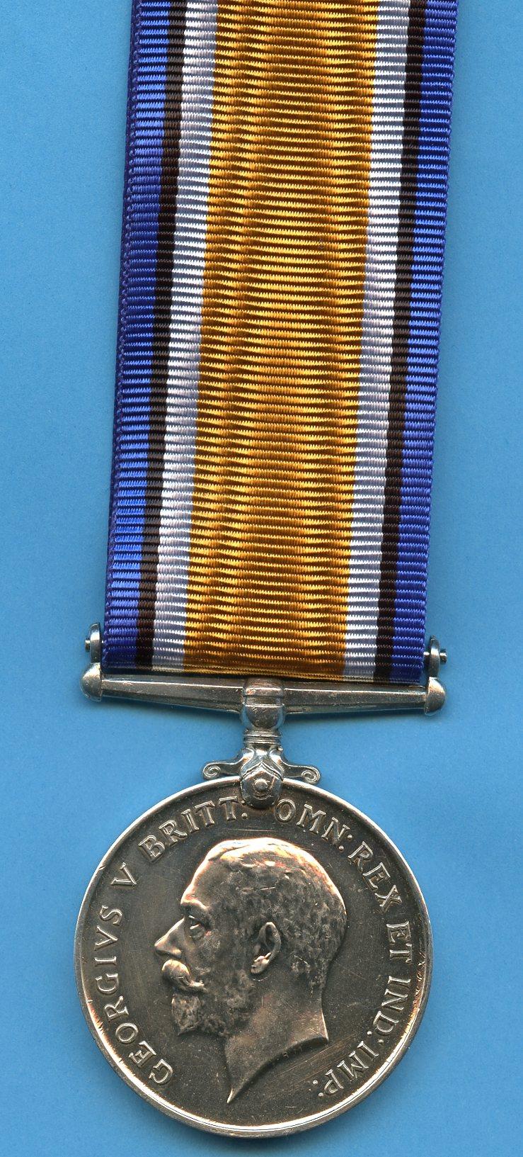 British War Medal 1914-18 To Cpl Henry James Borrough, Army Service Corps
