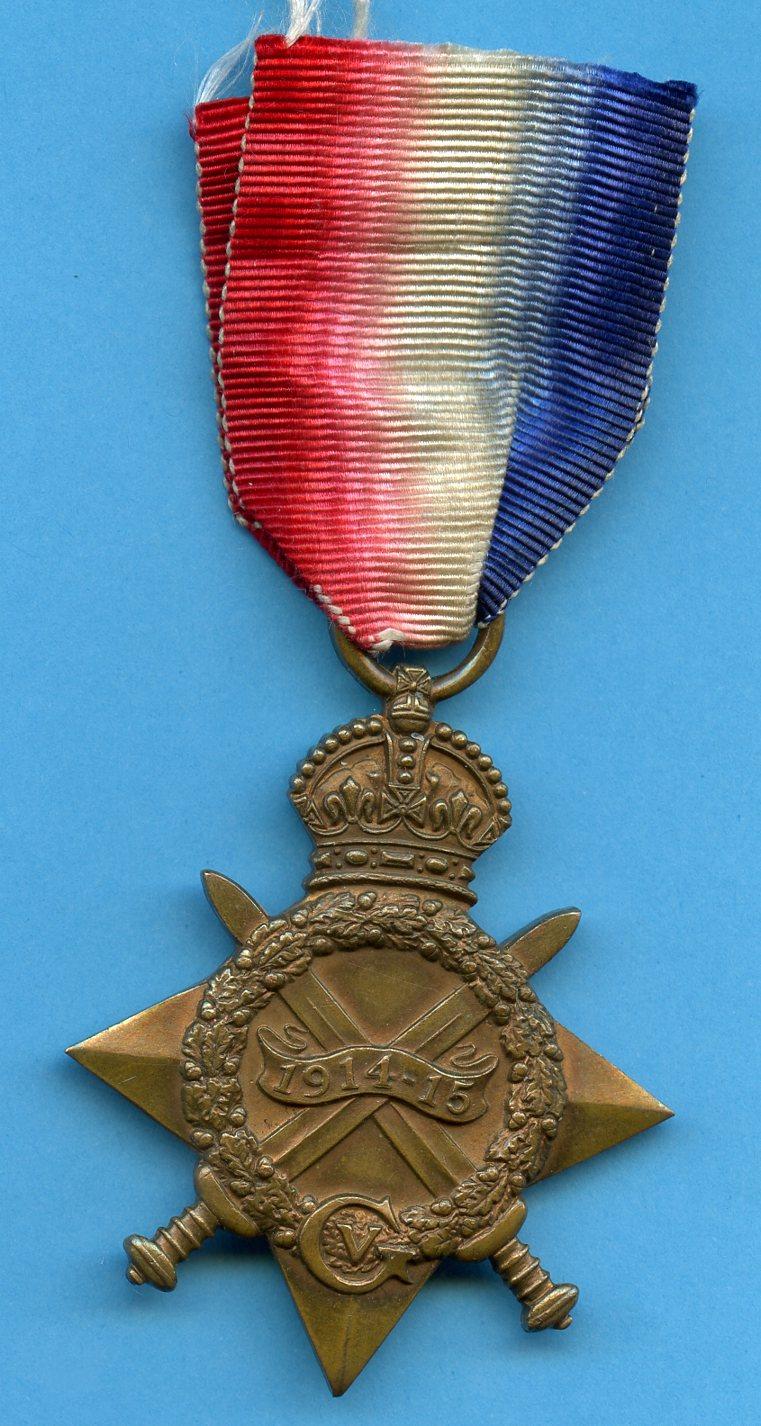 WW1 1914-15 Star Medal To Engineer W. A. Stewart, Merchant Fleet Auxillary M.F.A.