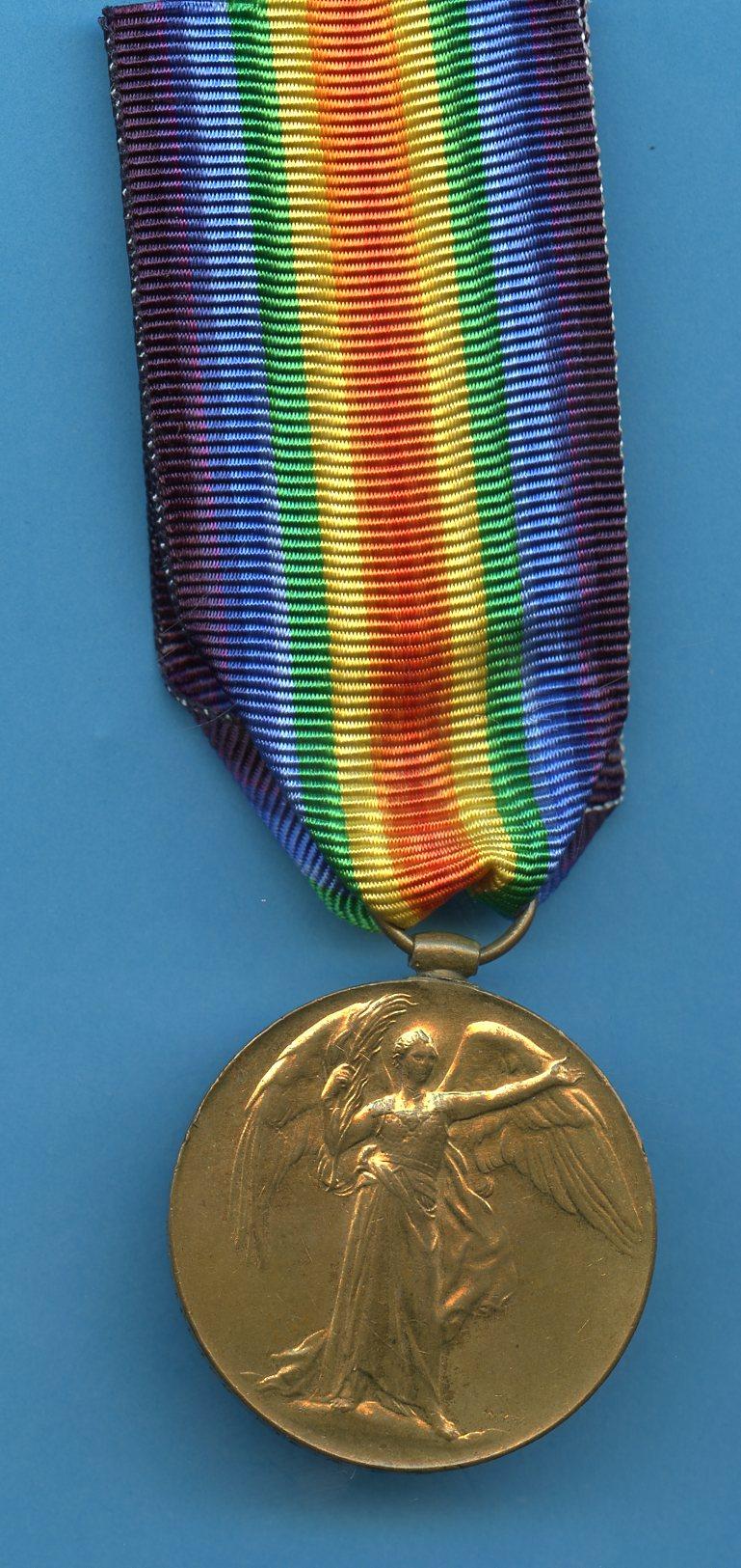 WW1 Victory Medal 1914-19 To Pte Arthur Edward Pollard Army Service Corps
