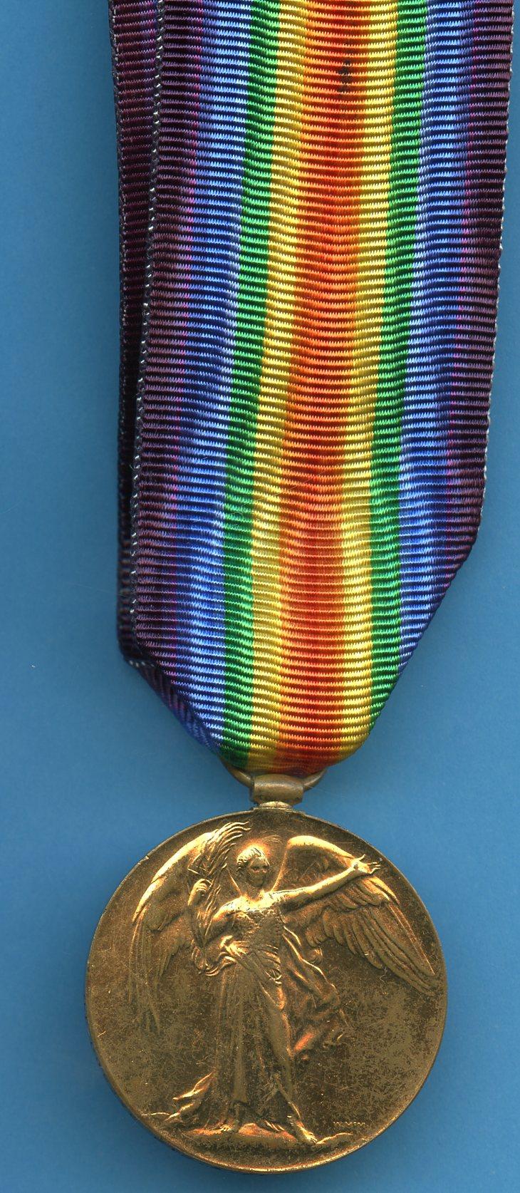 WW1 Victory Medal 1914-19 To Private Alfred Fletcher Army Service Corps