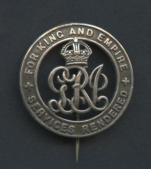 WW1 Silver War Badge Awarded to Sapper Michael William Johnson, G Depot Royal Engineers