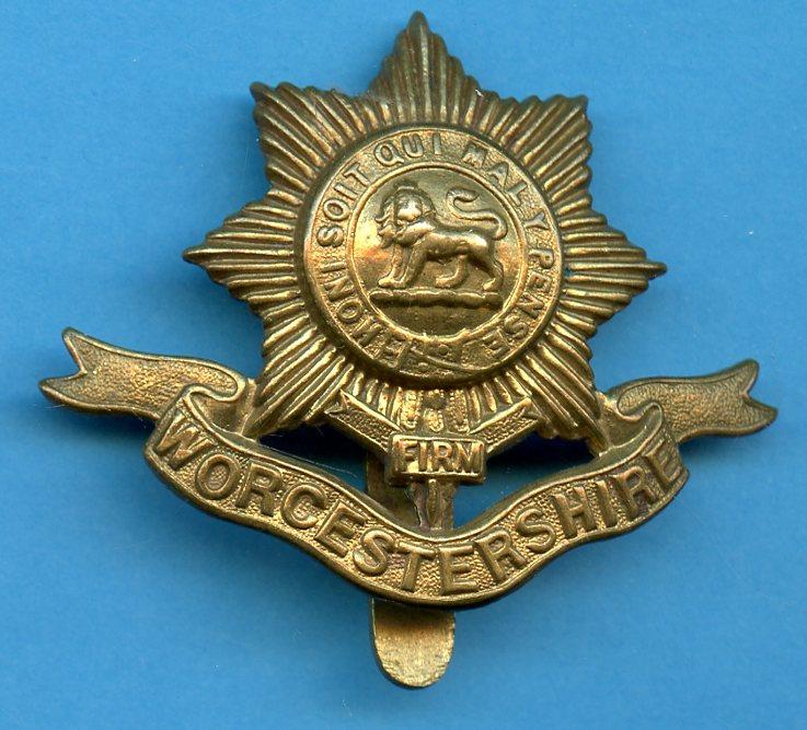 The Worcestershire Regiment WW1 Cap Badge