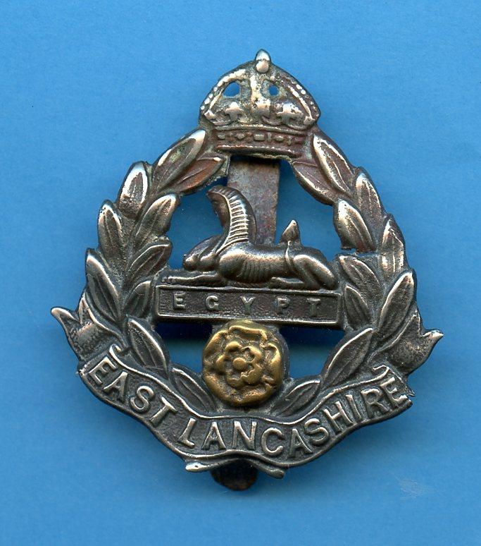 The East Lancashire Regiment WW1 Cap Badge