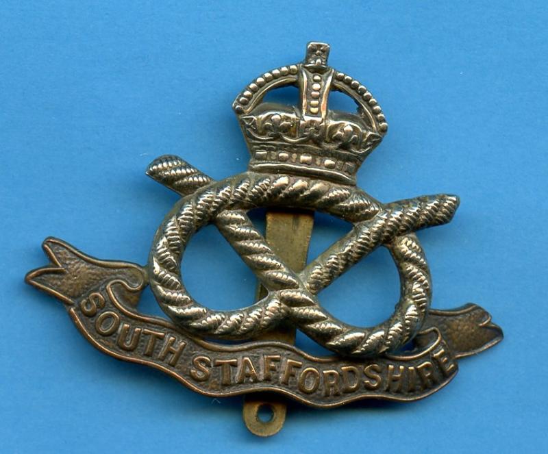 The South Staffordshire Regiment WW1 Cap Badge