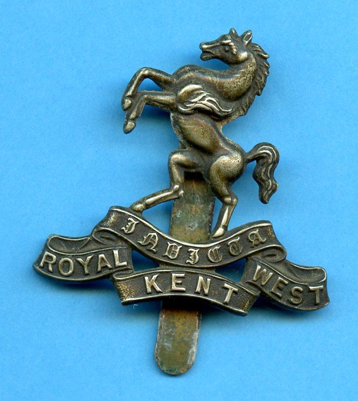 The Royal West Kent Regiment WW1 Cap badge