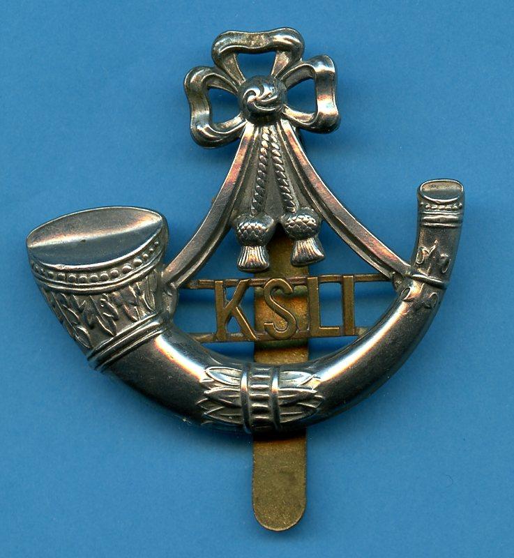 The King's Shropshire Light Infantry WW1 Cap badge
