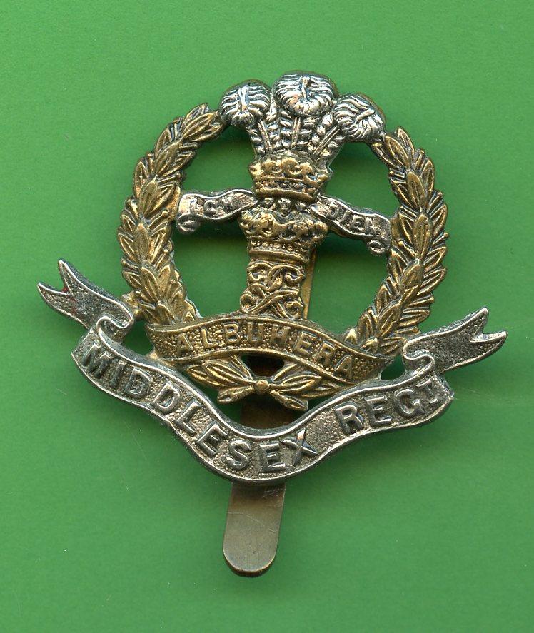 The Middlesex Regiment WW1 Cap badge