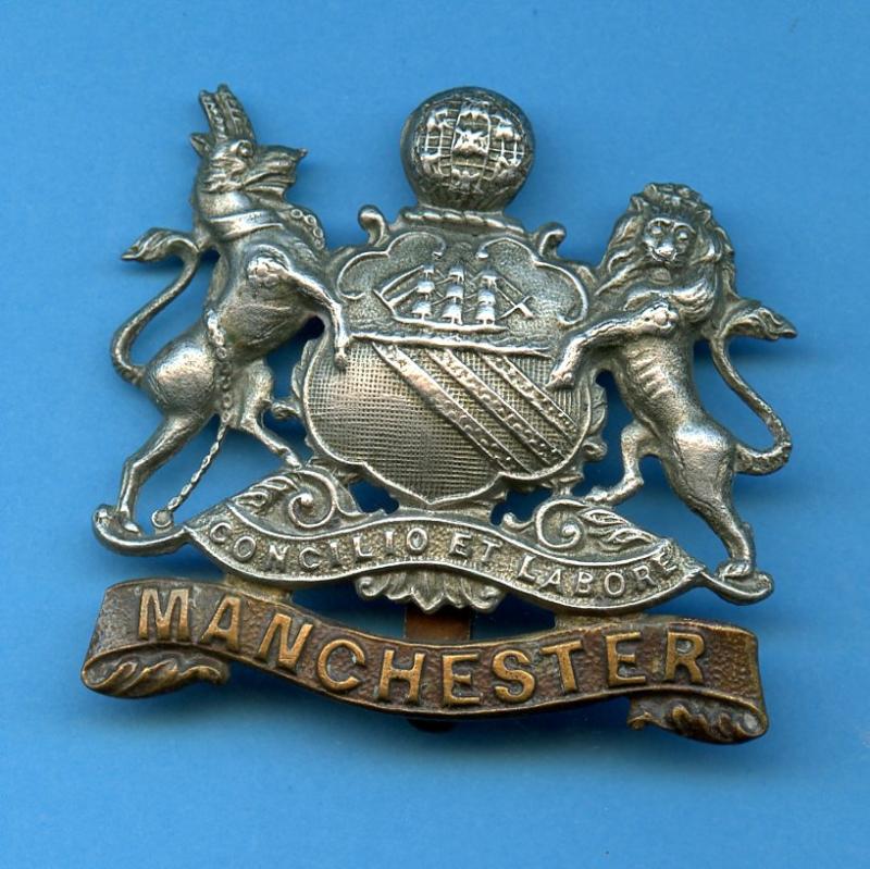 The Manchester Regiment WW1 Cap badge