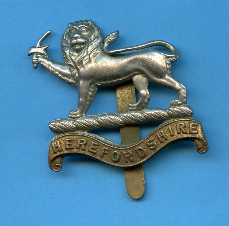 The Herefordshire Regiment WW1 Cap badge