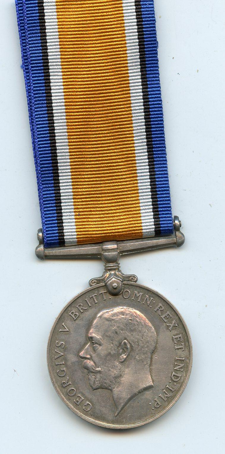 British War Medal 1914-18 To Pte Henry McIlroy, 11th (Service) Battalion Cameronians (Scottish Rifles)