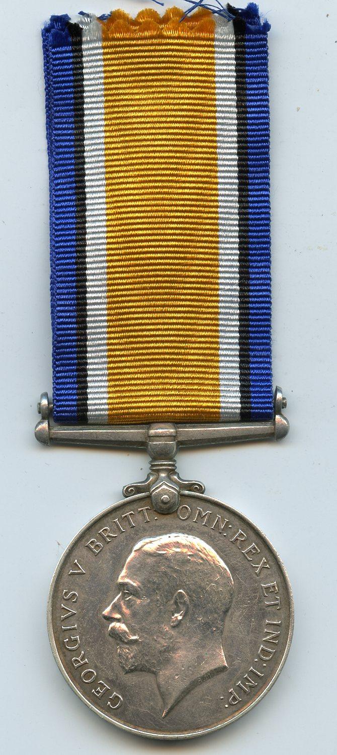 British War Medal 1914-18 To Pte John Lumsden, Cameronians (Scottish Rifles)