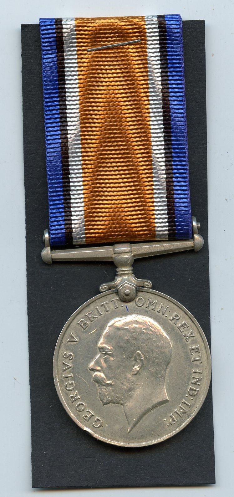 British War Medal 1914-18 To Pte Robert G Wilson, Argyll & Sutherland Highlanders