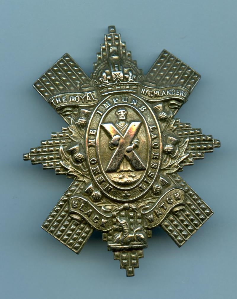 WW1 Black Watch The Royal Highlanders, Cap Badge