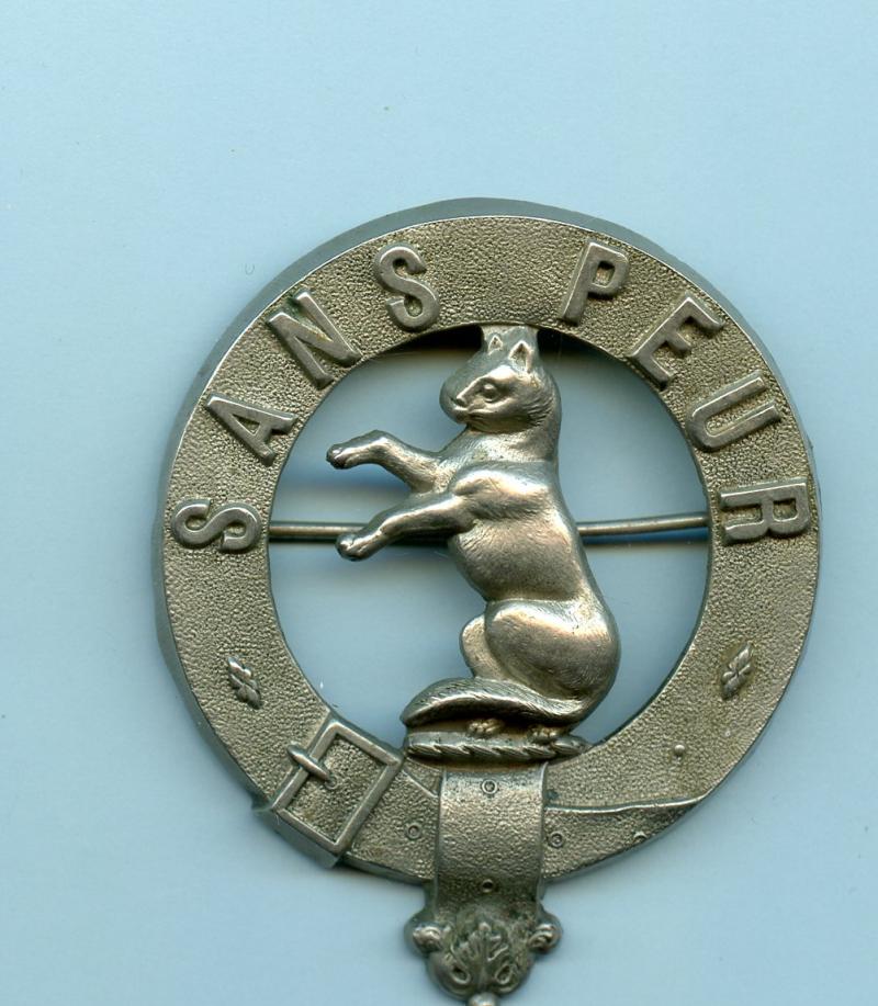 WW1 5th (The Sutherland and Caithness Highland) battalion of The Seaforth Highlanders Cap Badge