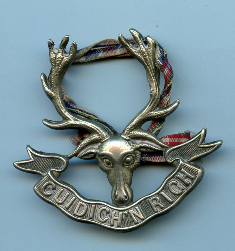 WW1 Seaforth Highlanders Cap Badge