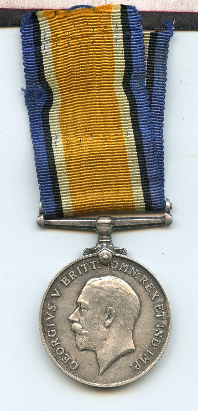 WW1 British War Medal 1914-18 To Pte  Henry Murphy, , Cameronians (Scottish Rifles)