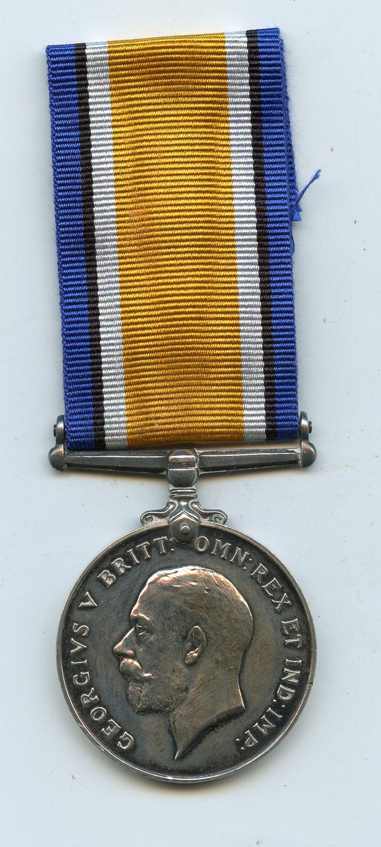 British War Medal 1914-18 To Pte Harry Lees, Machine Gun Corps & RAF