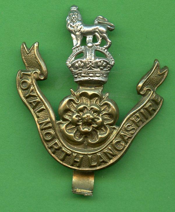 The Loyal North Lancashire Regiment  WW1 Bi- Metal  Cap badge